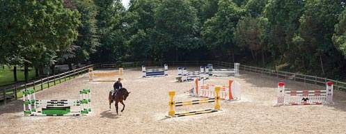 Springreiten Parcours aus Alu